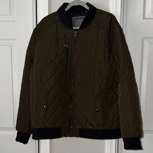Calvin Klein Olive Green Puffer Jacket
